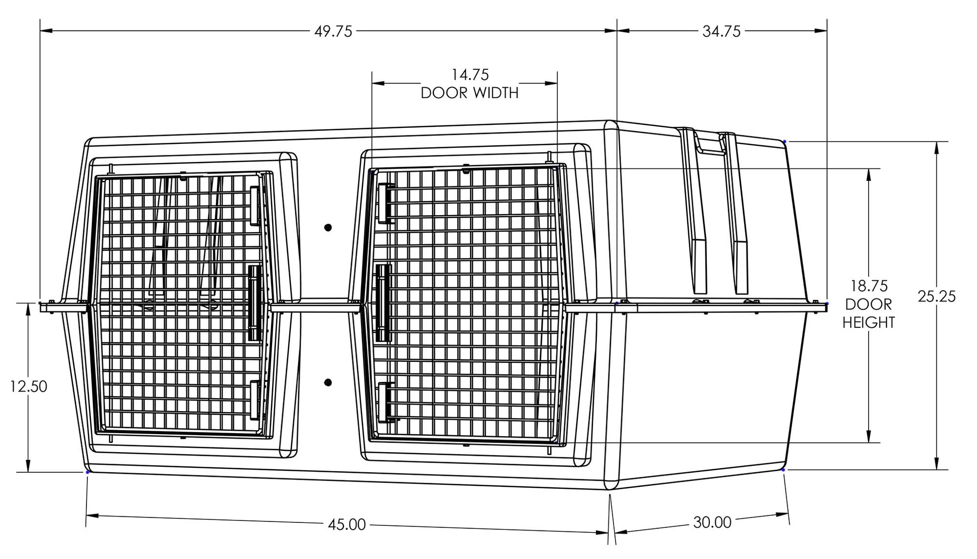 The EZ-XL dimensions
