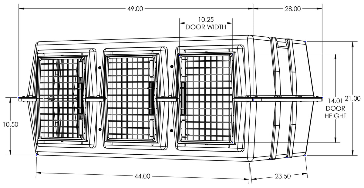 NEW! The Triple – Easy Loader Kennels